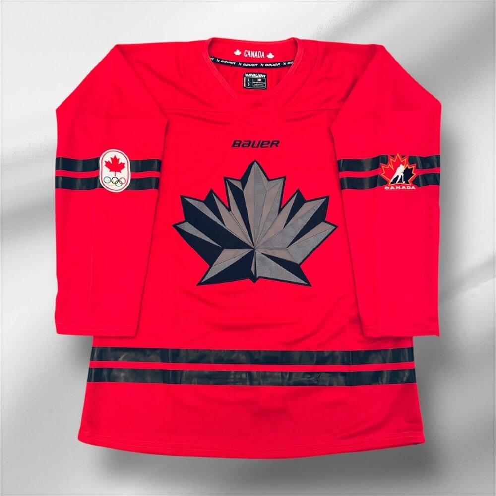 TEAM CANADA 2026 OLYMPIC HOCKEY BAUER JERSEY BLANK NO NAME NICE!!